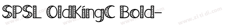 SPSL OldKingC Bold字体转换